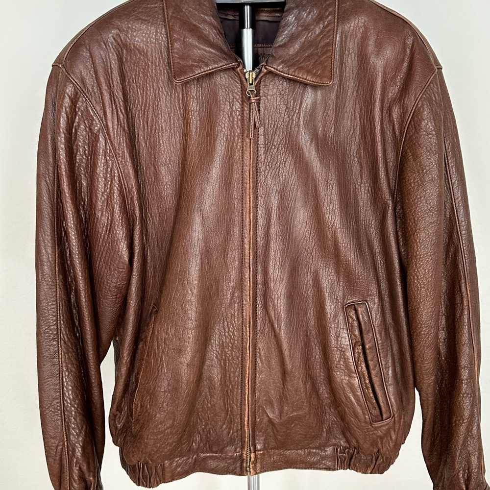 Johnson and Murphy vintage leather jacket